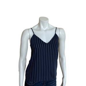Babaton Everly Camisole. XXS. P2P 16”. Navy/white